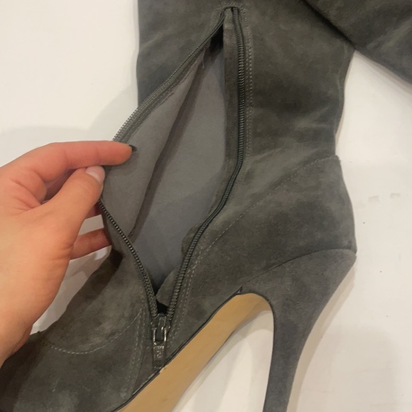 Over the knee long suede boots - Picture 14 of 17